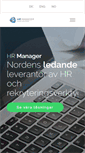 Mobile Screenshot of hr-manager.se