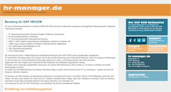 Desktop Screenshot of hr-manager.de