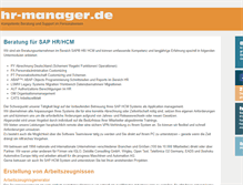 Tablet Screenshot of hr-manager.de